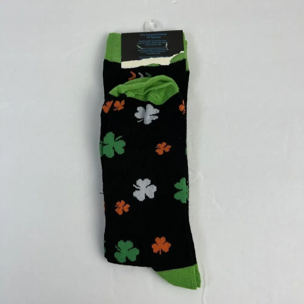 Men's HYP Top Of The Morning To Ya Socks Funny Cute St Paddys Day Shoe Size 6-12